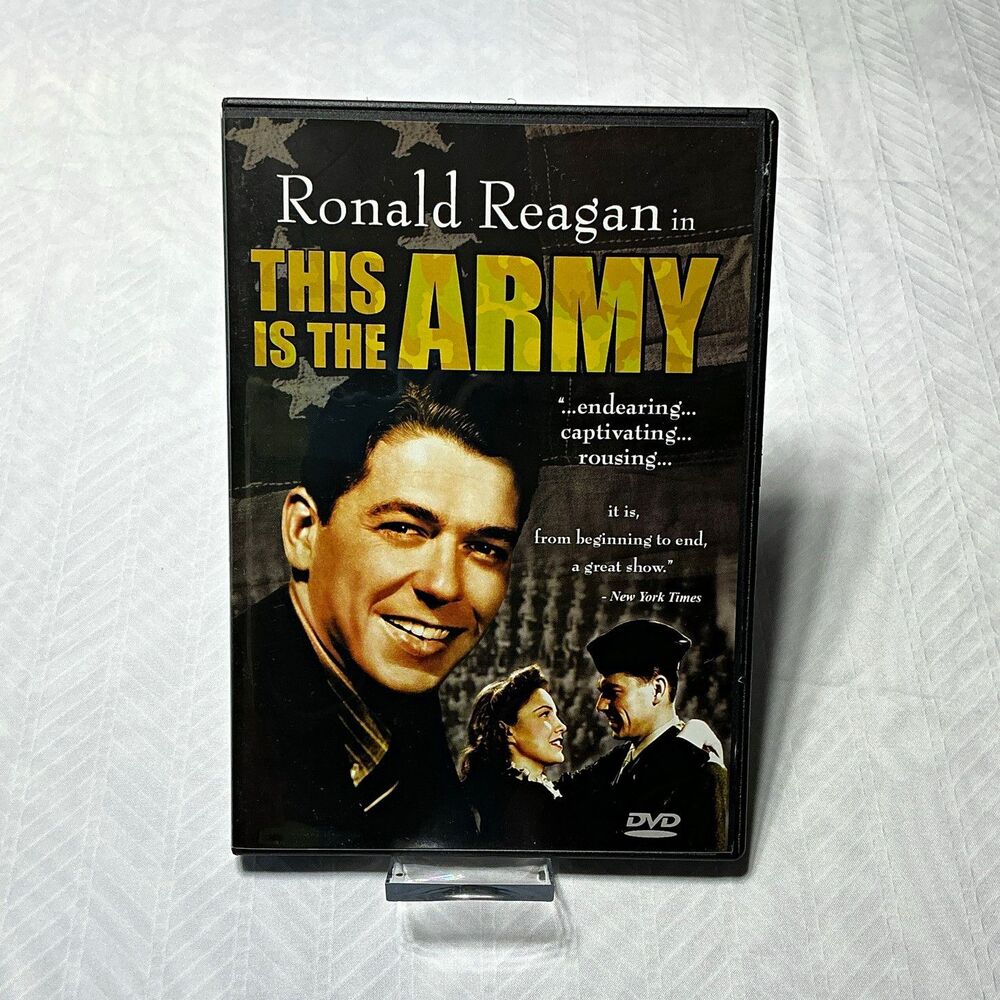 This Is the Army DVD Ronald Reagan DIGIVIEW Color Stereo Sound Approx. 90 Min.